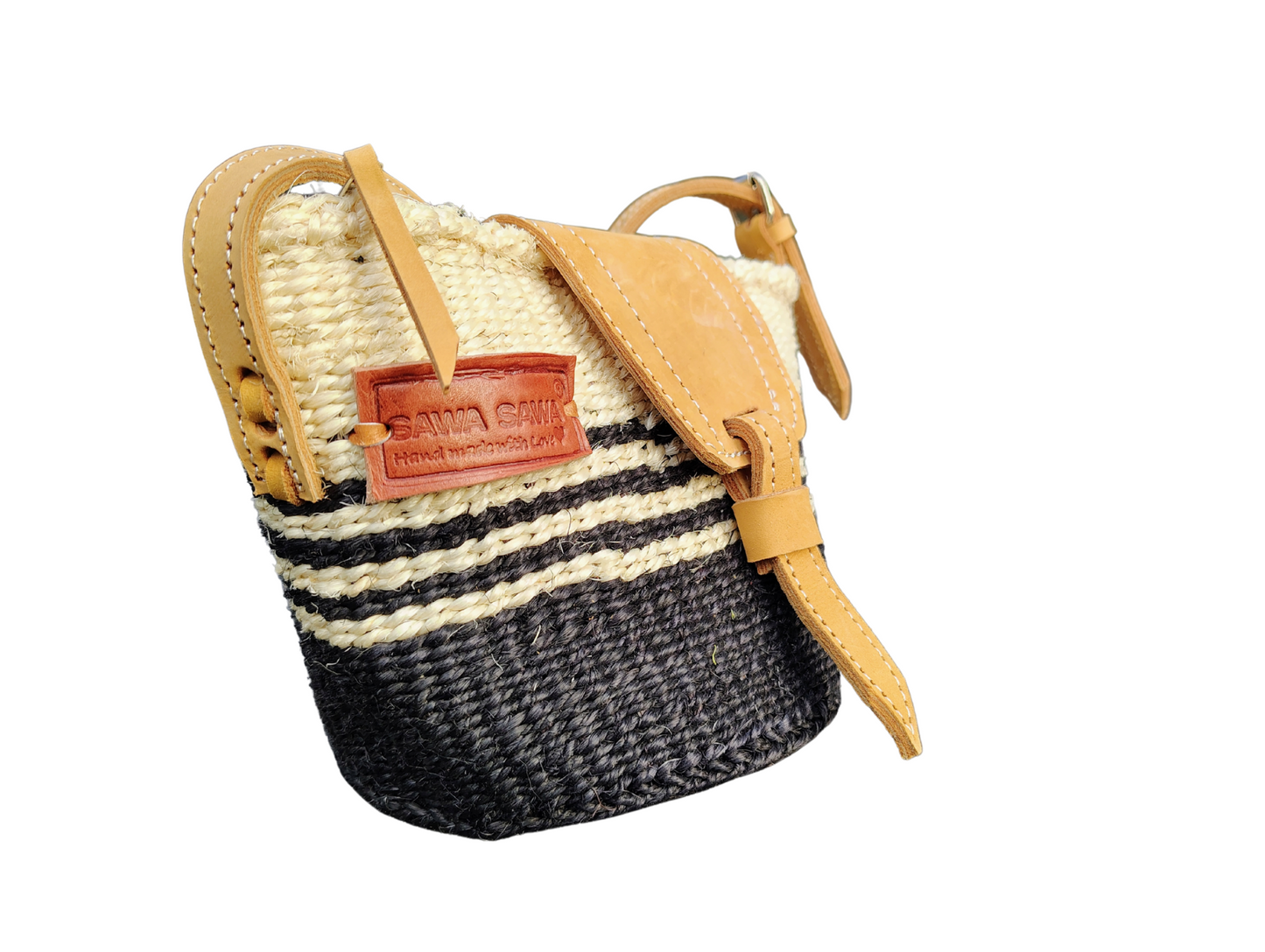 Small Balance Handmade Shoulder Kiondo Sisal Crossbody Bag