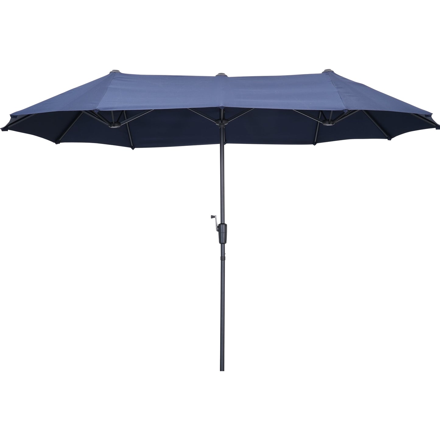 Ainfox 13ft Patio Umbrella Outdoor Two Layers Market Extra Large Table Umbrella