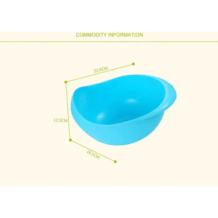 2PCS Nordic Food Grade Plastic Rice Beans Peas Washing Filter Strainer Basket Sieve Drainer Cleaning Gadget Food Grade Plastic Rice Beans Peas Washing Filter Strainer Basket Sieve Drainer Cleaning Gadget Kitchen Accessories