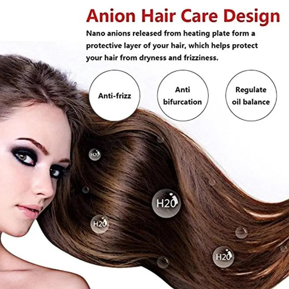 3 IN 1 Multifunctional Hair Straightener Comb Hair Black Red Straightening Brush Portable Comb Fast Heating Men Beard Straightener For Traveling Perfect Gift For Adults