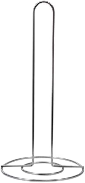 Freestanding Paper Towel Holder, Chrome Finish, Countertop Stand for Kitchen