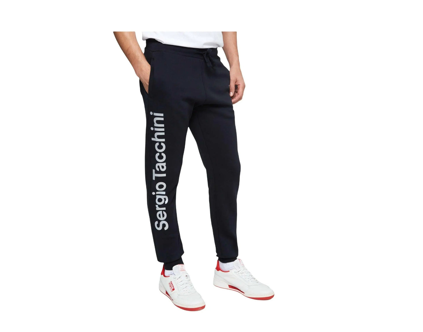 Sergio Tacchini Nizard Men Sweatpants Anthracite/Reflective