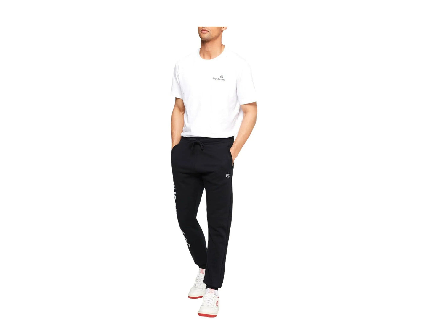 Sergio Tacchini Nizard Men Sweatpants Anthracite/Reflective