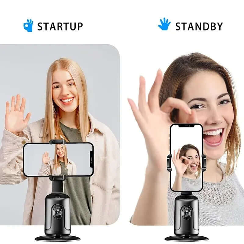 360 auto face tracking gimbal ai smart gimbal face tracking auto phone