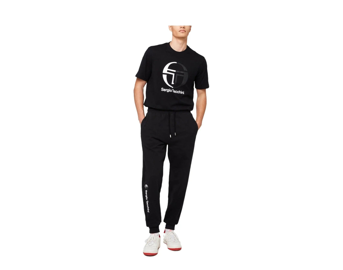 Sergio Tacchini Essential Men Sweatpants Black by NYCMode