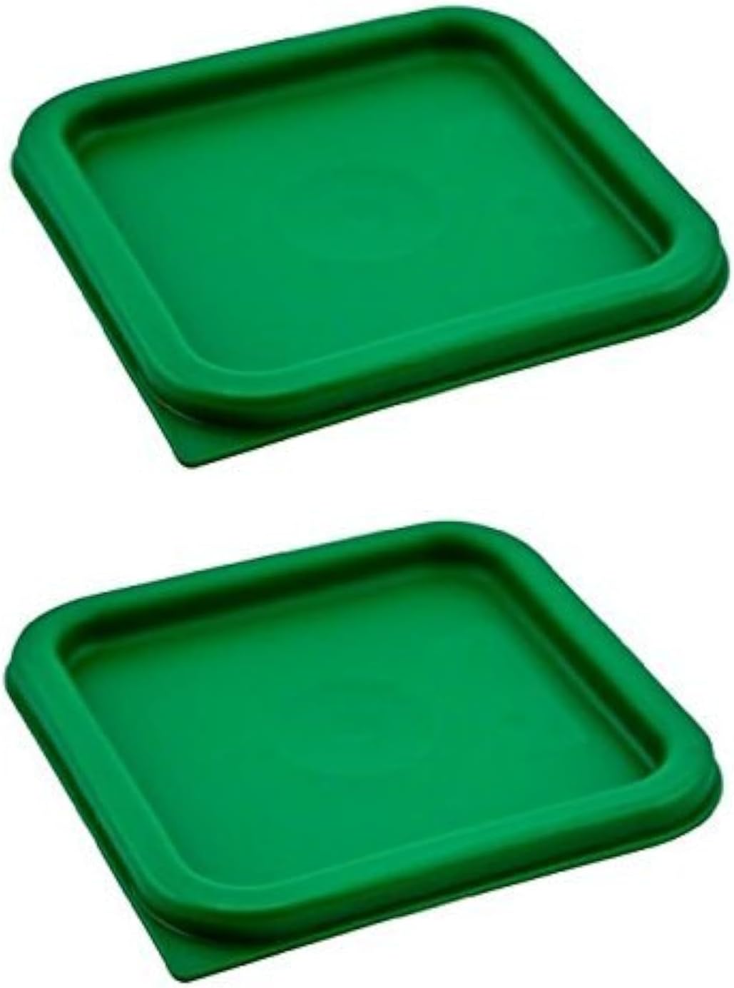Cambro (SFC2452) Covers, Set of 2 (For 2 & 4-Quart Containers, Kelly Green, Polyethylene, NSF)