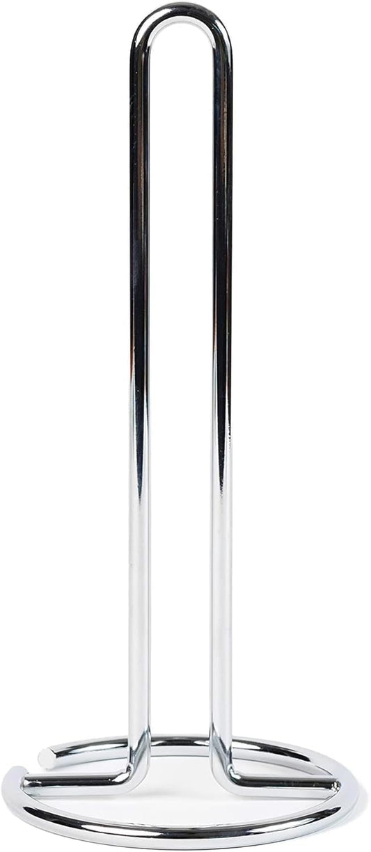FitWell Paper Towel Holder for Kitchen Countertops, Bars & Dining Tables Steel Paper Towel Stand, Fits Standard & Jumbo Rolls, 1 Count