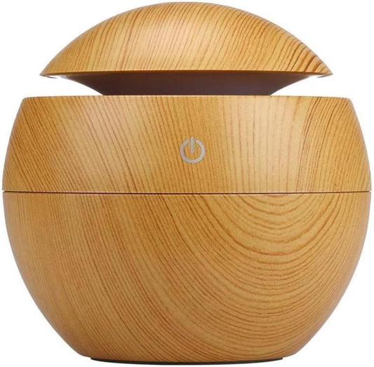 7 Colour LED Air Diffuser & Humidifier with Aromatic Essential Oil Feature | 130ml Ultrasonic Cool Mist | Auto Shut-Off | Aromatherapy Diffuser for Home, Office, Spa and More