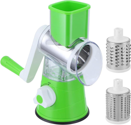 Premium Cheese Grater with Ergonomic Handle | Stainless Steel, Easy to Clean, Multi-Purpose Kitchen Tool | Ideal for grating cheese, vegetables, chocolate, and zesting fruits.