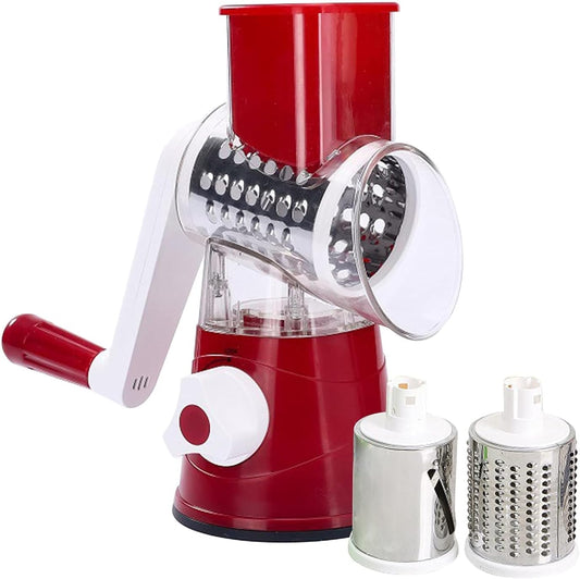 Premium Cheese Grater with Ergonomic Handle | Stainless Steel, Easy to Clean, Multi-Purpose Kitchen Tool | Ideal for grating cheese, vegetables, chocolate, and zesting fruits.