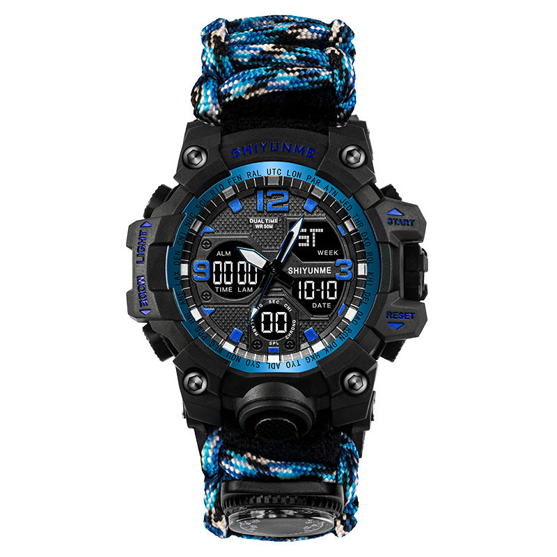 Survival Men Sports Watch With Outdoor Compass In Top Luxury Brand G Style Military Digital Watches Waterproof 50M relogio masculino