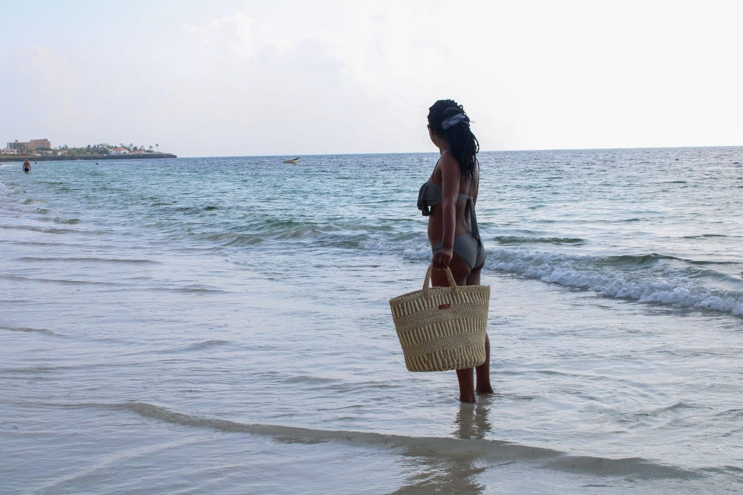Life Handmade Sisal Tote Bag Beach Sustainable Straw Basket