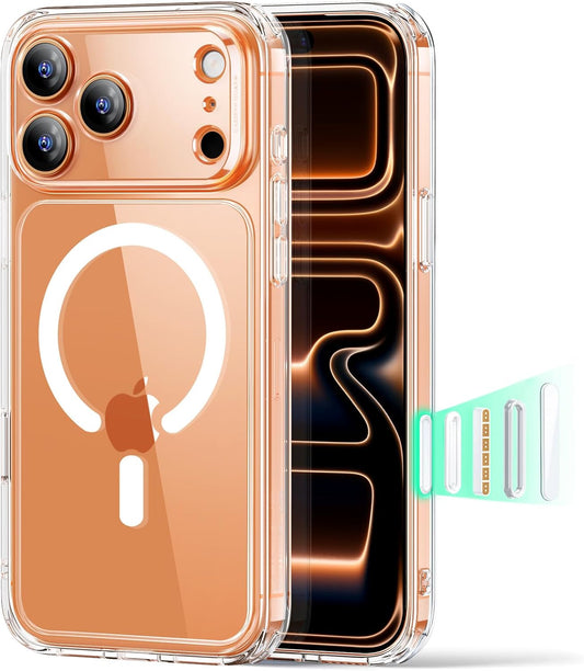 for iPhone 17 Pro Max Case, Camera Control, Compatible with MagSafe, Shockproof Military-Grade Protection, Magnetic Phone Case for iPhone 17 Pro Max