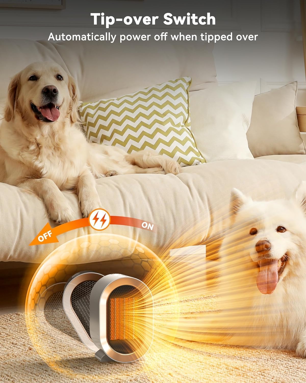 Electric Space Heater for Office,