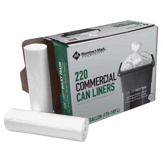 10-Gallon Commercial Can Liners, 1000 ct.