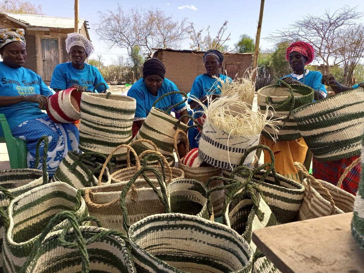 Life Handmade Sisal Tote Bag Beach Sustainable Straw Basket