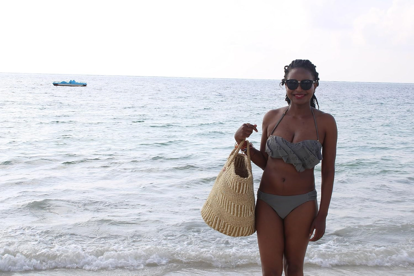 Life Handmade Sisal Tote Bag Beach Sustainable Straw Basket