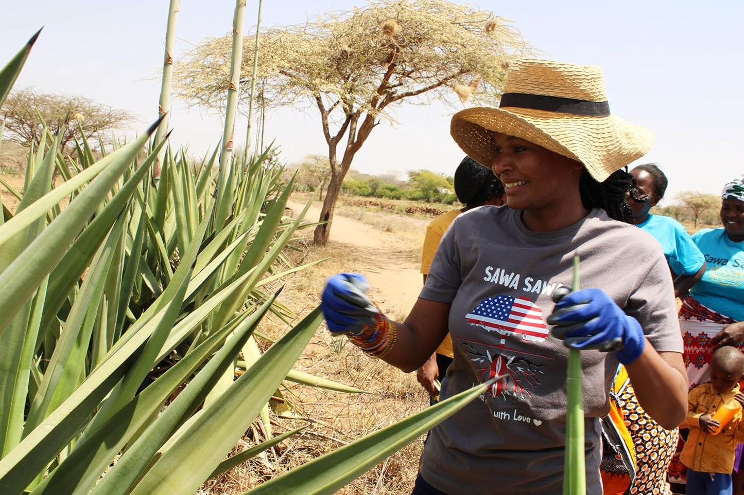 Small Generous Peace Handmade Sisal Crossbody Bag