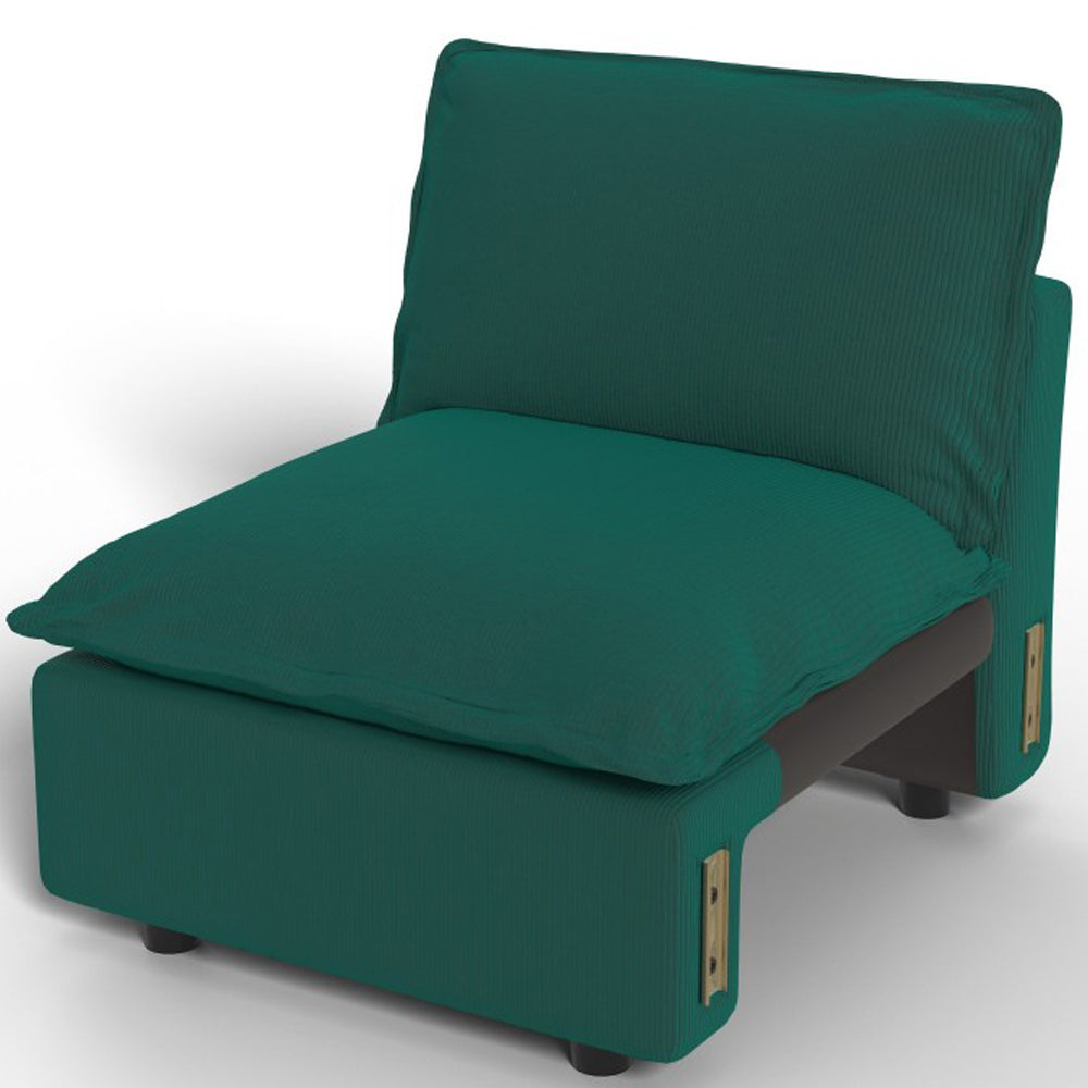Ainfox Module Sofa Oversized Sectional Sofa Green For Living Room