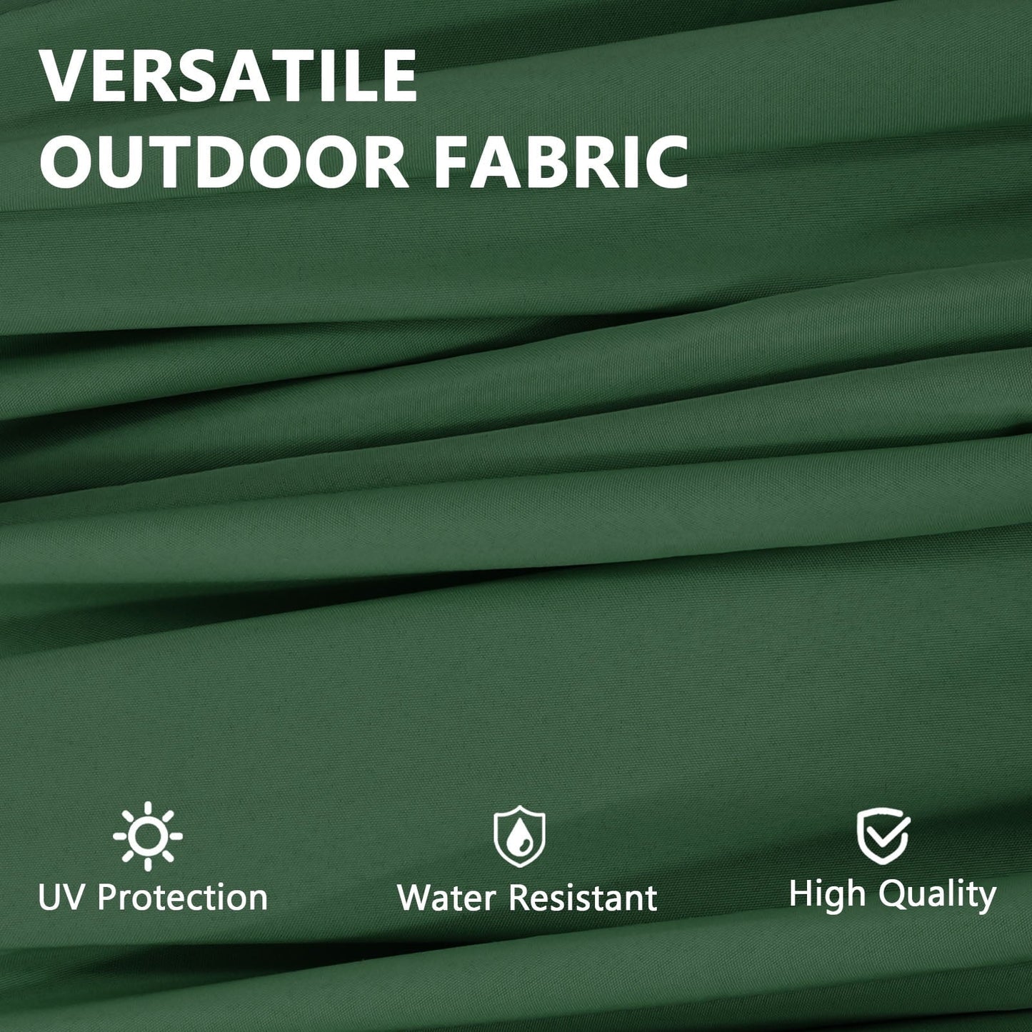 Ainfox 13ft Large Patio Umbrella, Outdoor Double-Sided Rectangle Market Heavy Duty Umbrellas without Base