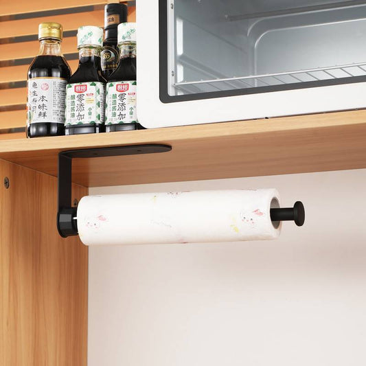 Perforation-free Kitchen Cabinet Paper Towel Rod
