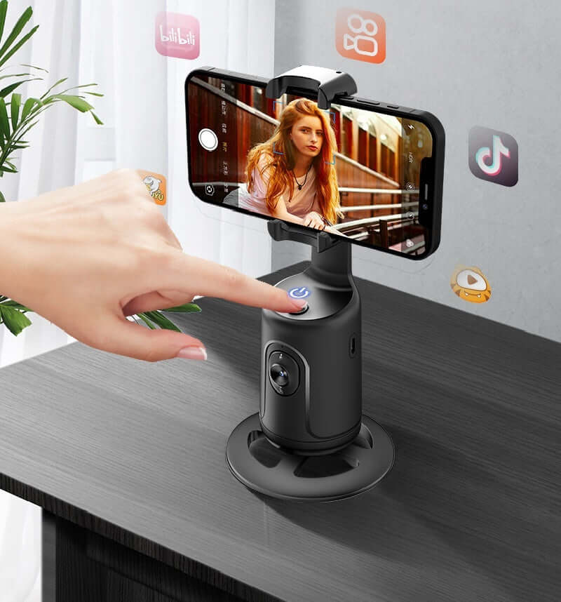 360 auto face tracking gimbal ai smart gimbal face tracking auto phone