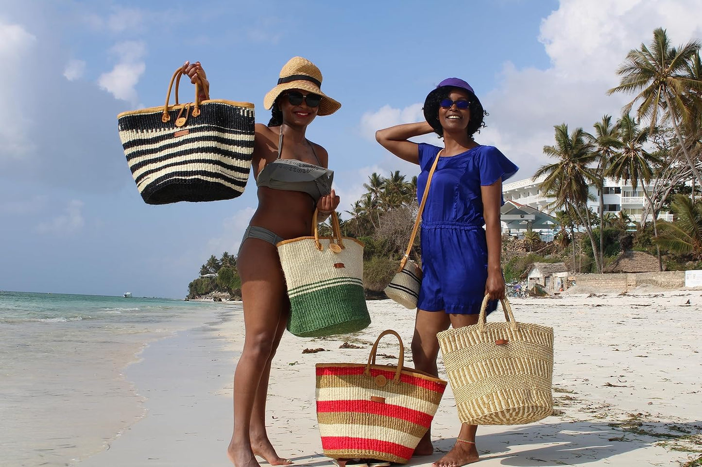 Life Handmade Sisal Tote Bag Beach Sustainable Straw Basket