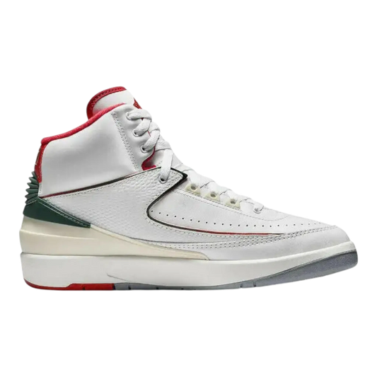 Air Jordan 2 Retro Kids Basketball Shoes White/Red