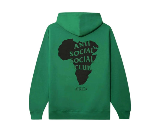 Anti Social Social Club Africa Men Hoodie Green by NYCMode