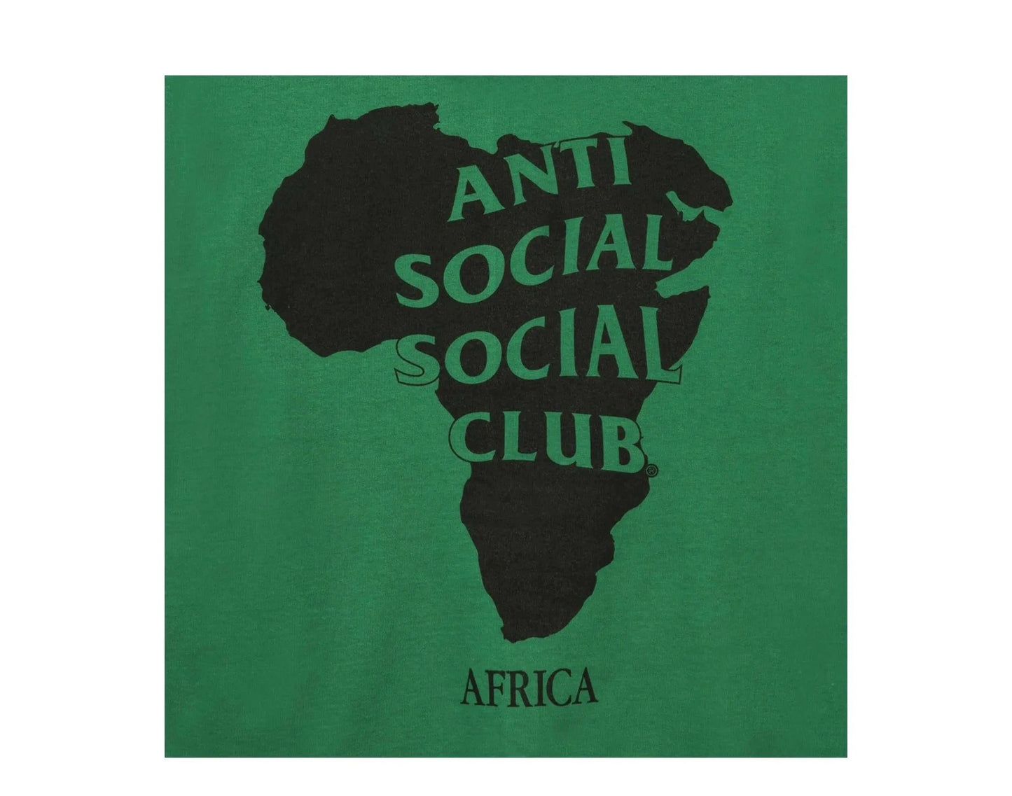 Anti Social Social Club Africa Men Hoodie Green by NYCMode