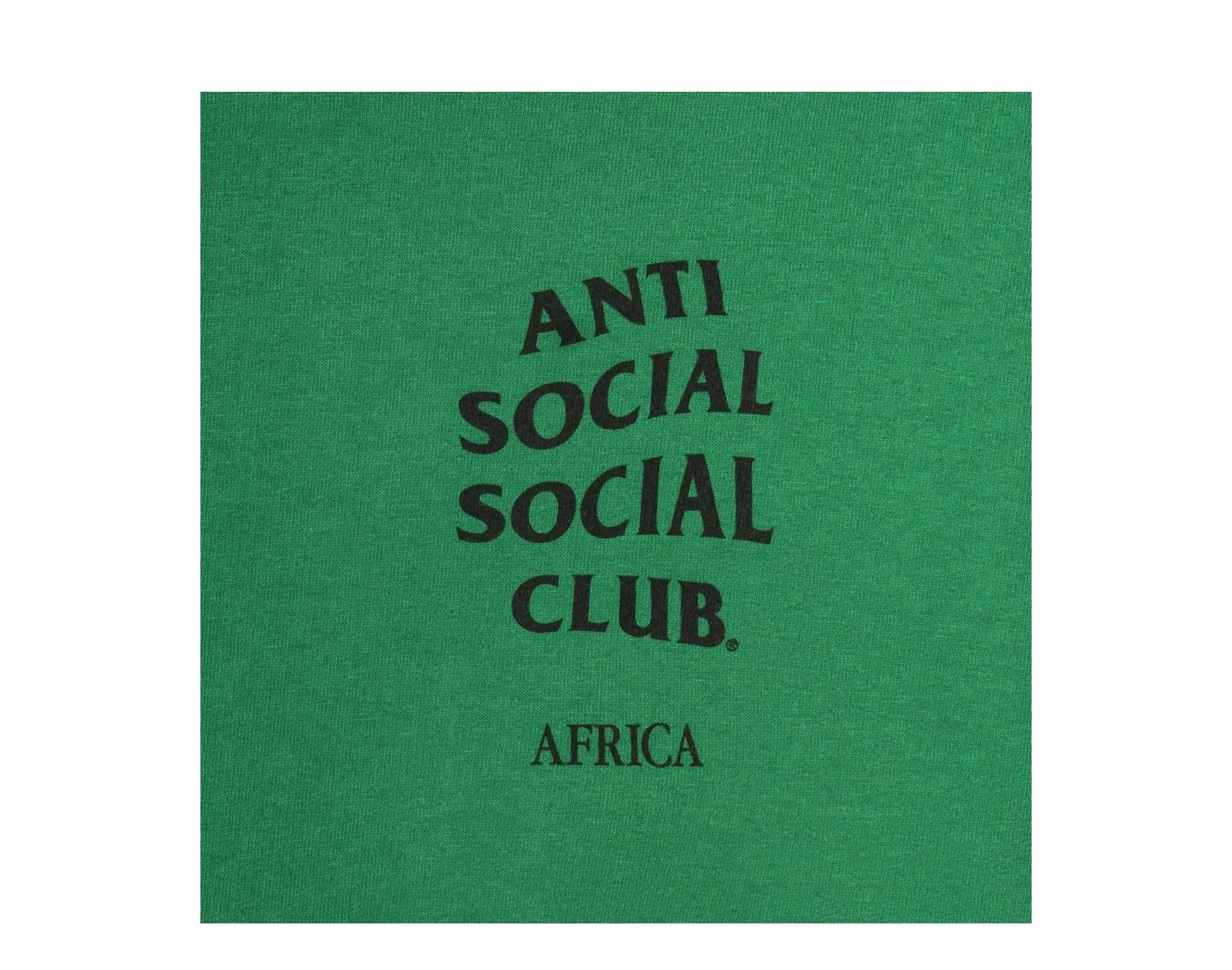 Anti Social Social Club Africa Men Hoodie Green by NYCMode