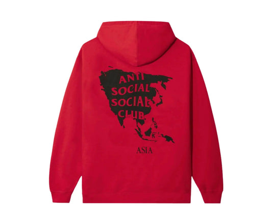Anti Social Social Club Asia Men Hoodie Red by NYCMode