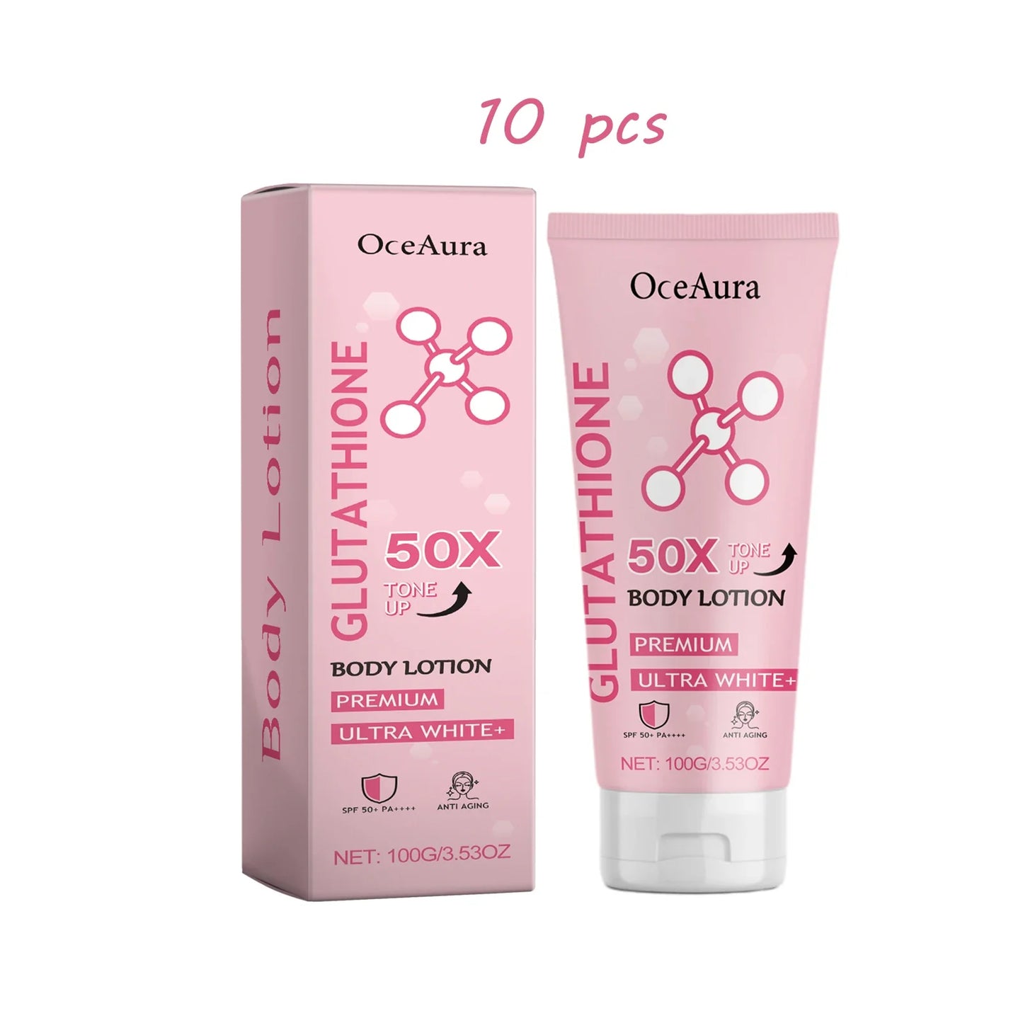 Oceaura Glowing Skin Body Lotion Moisturizing Smoothing Nourishing Skin Easy To Carry Reduce Dryness Brightening Tone Body Cream
