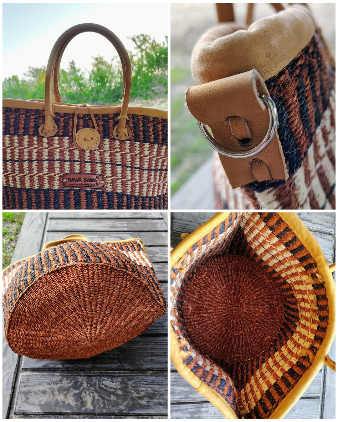 Life Medium Handmade Sisal Basket Tote