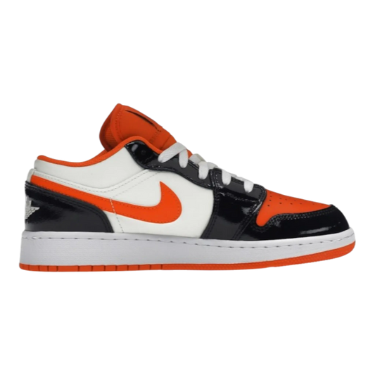 Air Jordan 1 Low SE Kids Sneakers Team Orange/Black by NYCMode