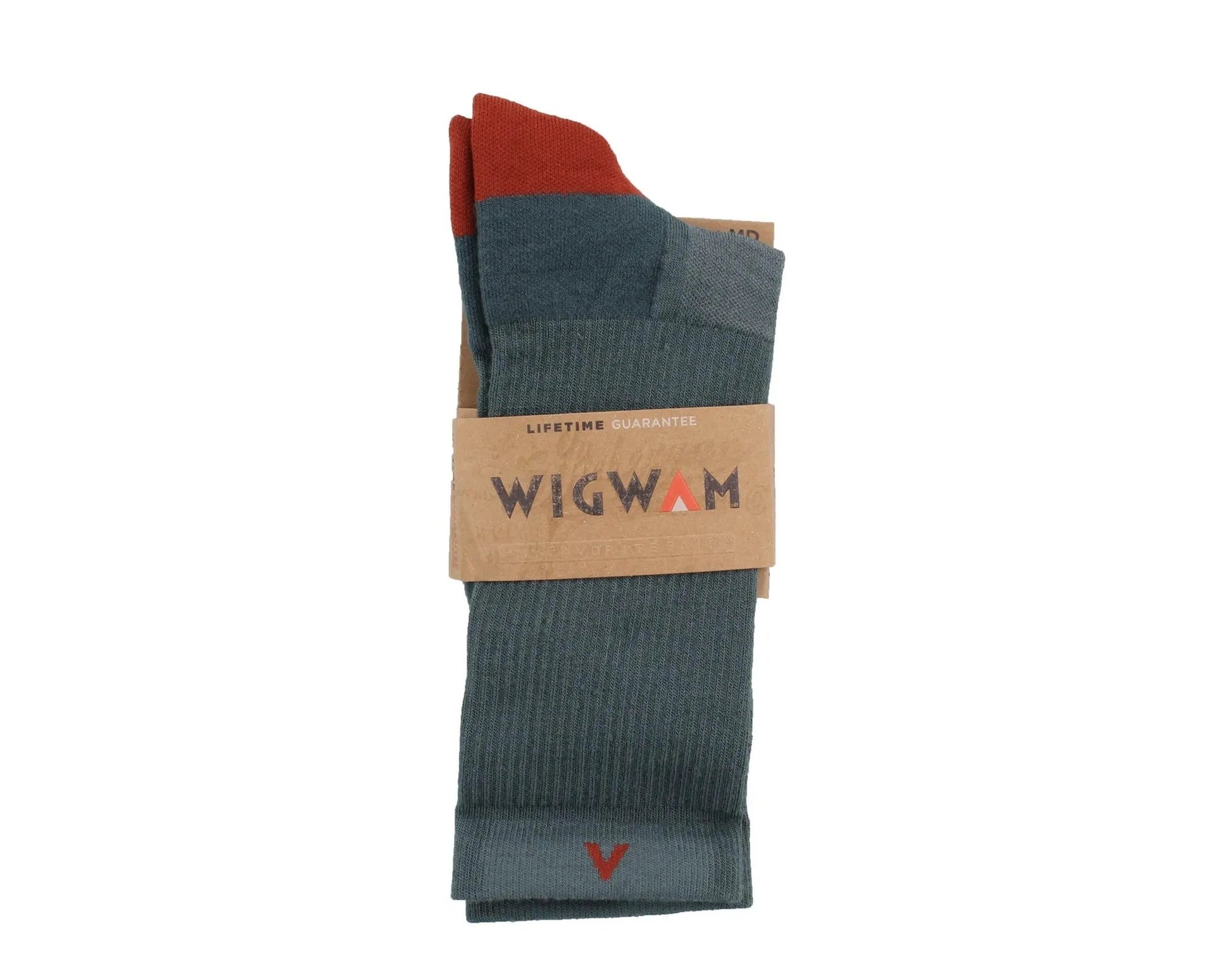 WigWam Elemental Crew Socks Black Sand by NYCMode