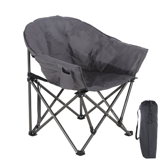 Ainfox Oversized Camping Chair Folding Chair Camp Chair for Outdoor, Adults, Men and Women