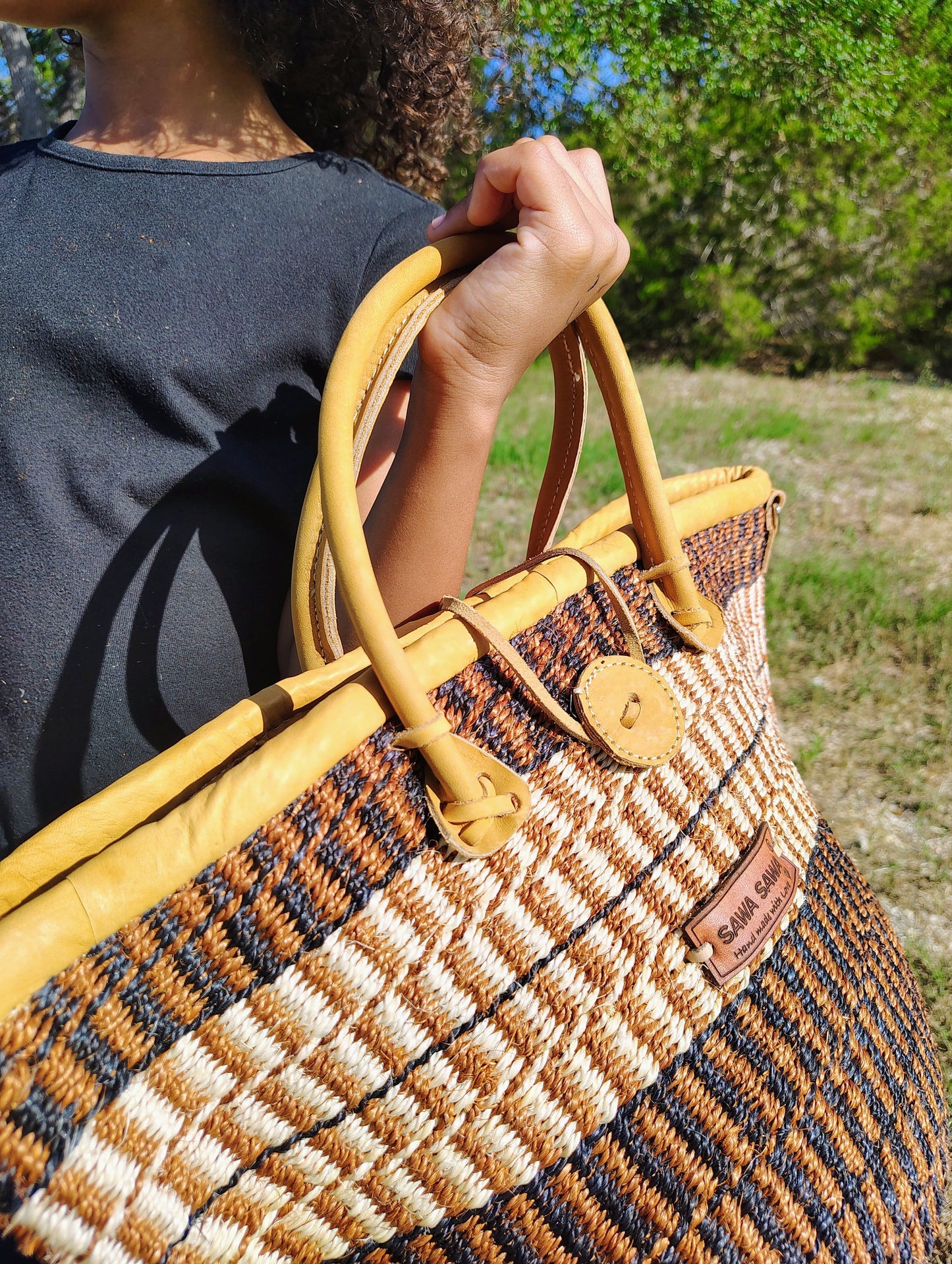 Life Medium Handmade Sisal Basket Tote