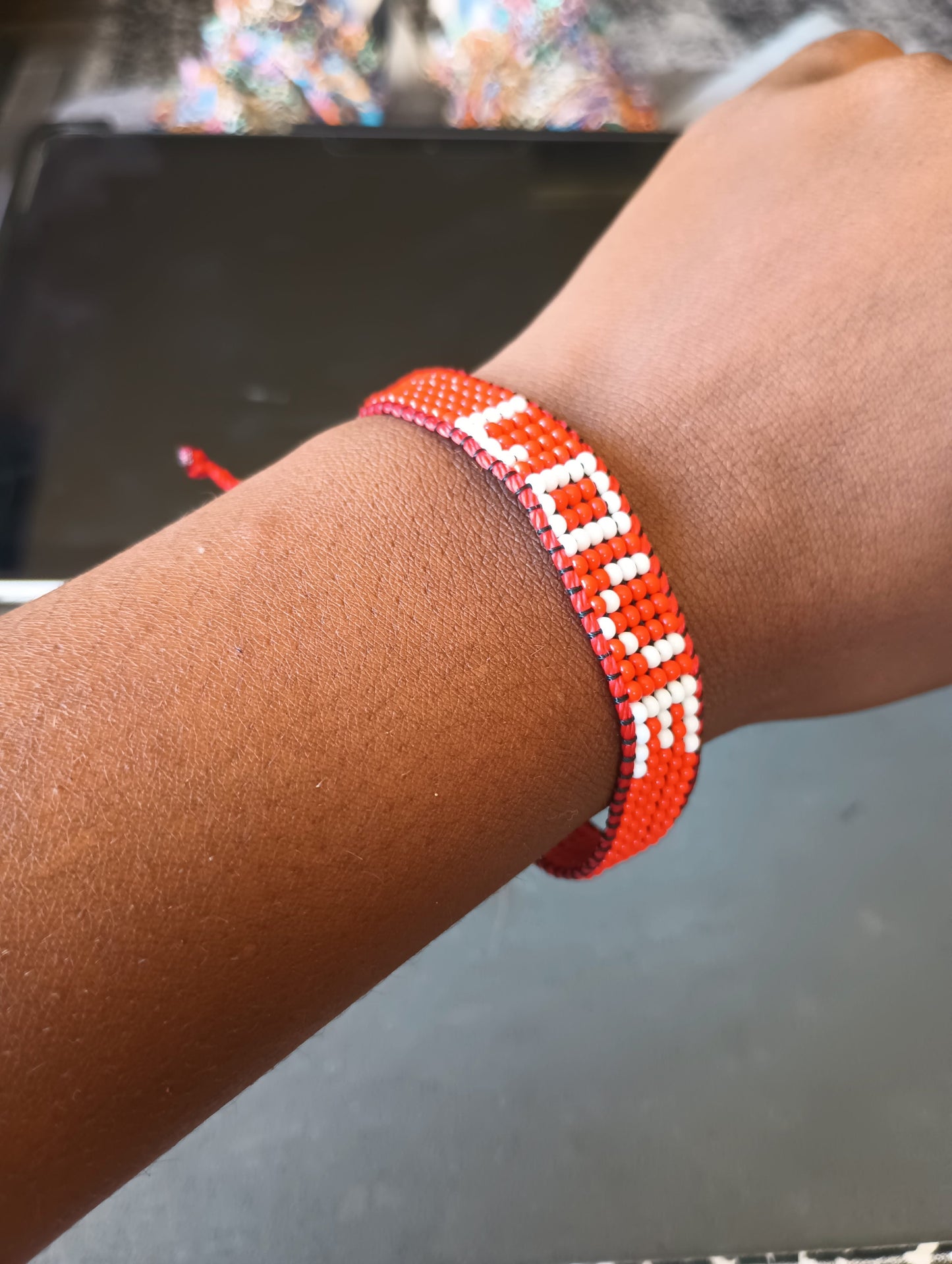 Radiant Love Hand Beaded Friendship Bracelet
