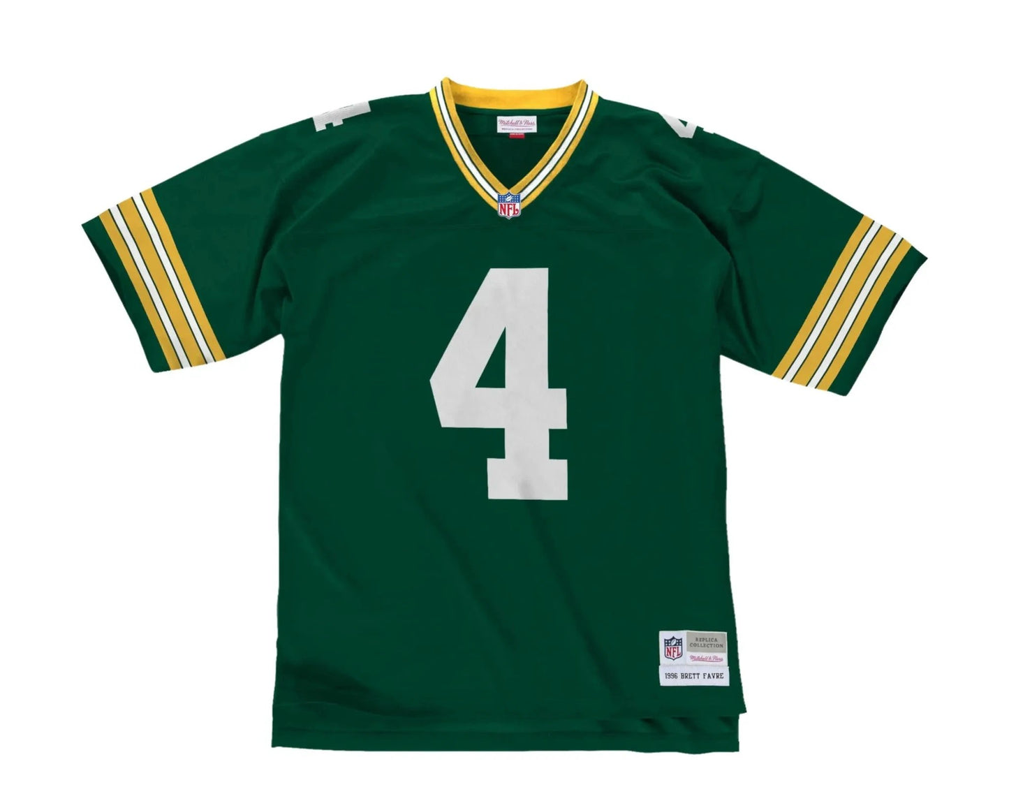 Mitchell & Ness Legacy Green Bay Packers 1996 Brett Favre Men Football Jersey Dark Green by NYCMode