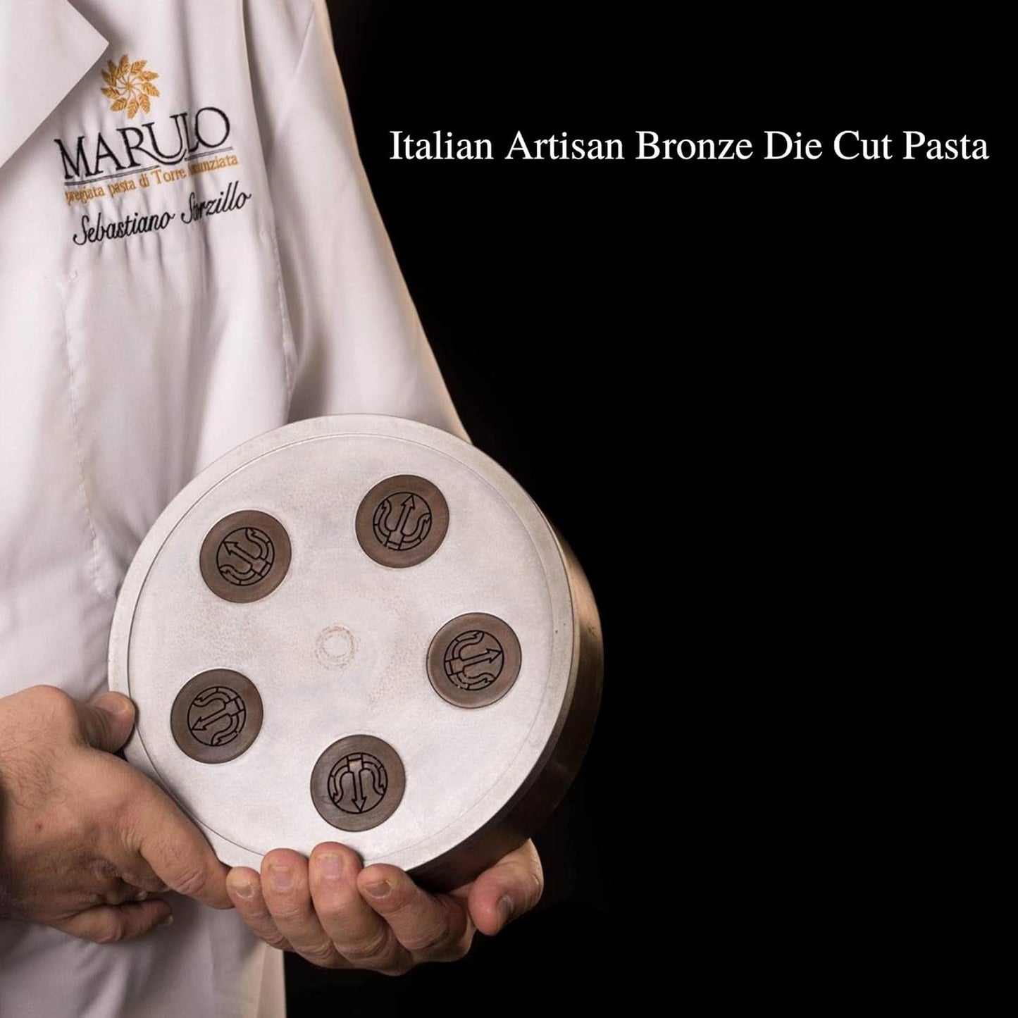 Marulo, Rigatoni Pasta, Artisan Bronze Die-Cut Pasta, 12 Pack x 1.1 lb