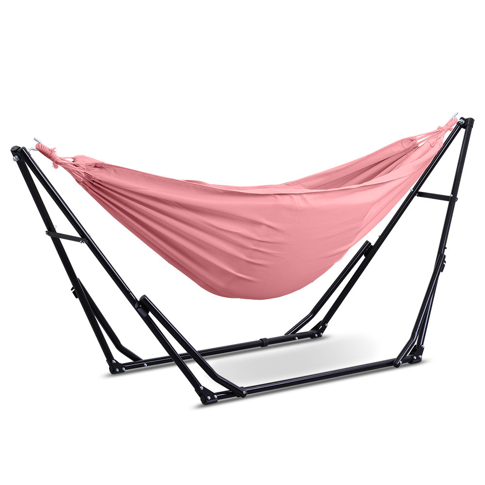 Ainfox 2 in 1 Portable Hammock Bed Camping Chair with Stand Included