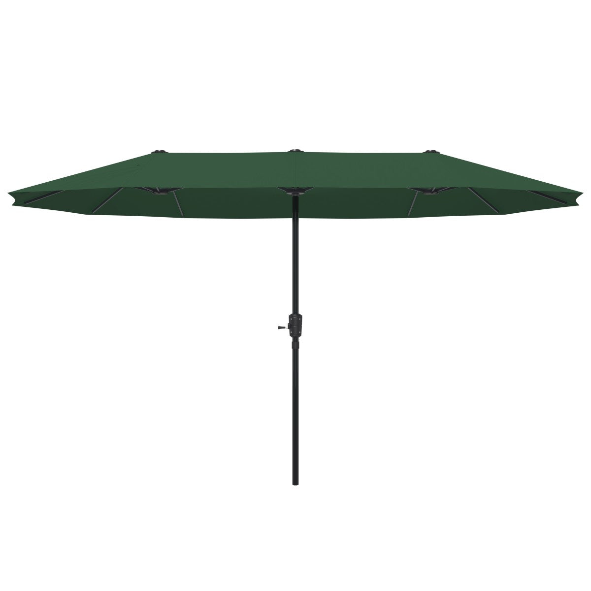Ainfox 13ft Large Patio Umbrella, Outdoor Double-Sided Rectangle Market Heavy Duty Umbrellas without Base