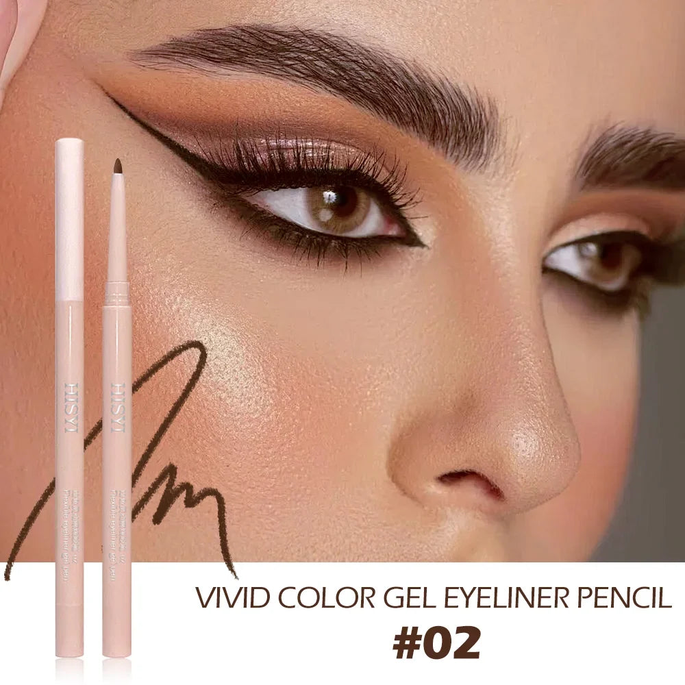 Eyeliner Shadow Stick — Twist-Up Sharpener, Long-Wear Waterproof Smudge-Proof, Precise Matte Line & Blendable, Xmas & Winter