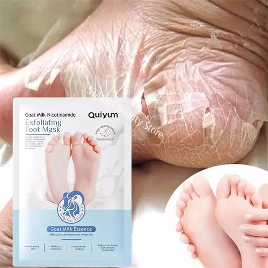Exfoliating Foot Mask Feet Peeling Mask Spa Socks Smooth Dead Skin Remover Moisturizing Whitening Anti-Cracked Foot Skin Care