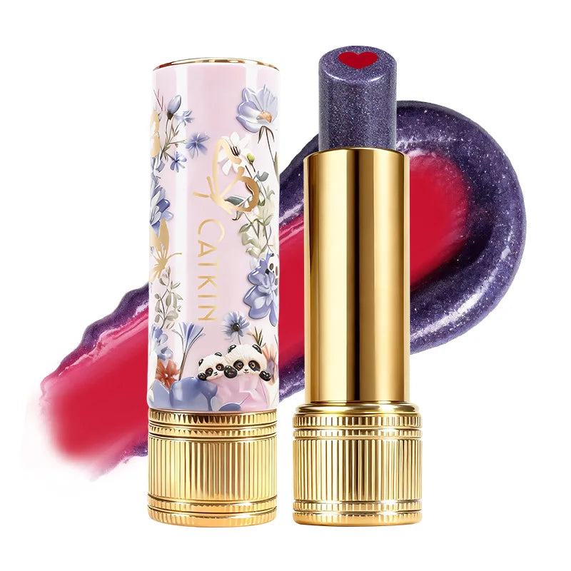 CATKIN Whiffle Dance Tinted Lip Balm Solid Lip Gloss Moisturizing Watery Colored jelly love Long-lasting