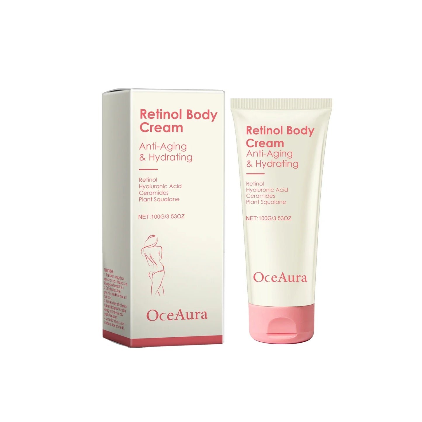 Retinol Tightening Body Lotion Anti-Wrinkle Repair Improve Sagging Skin Remove Cellulite Nourish Lift Firming Moisturizing Cream