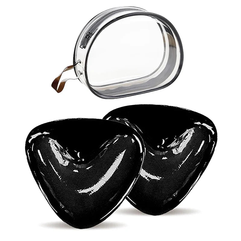 Double-Sided Sticky Bra Pads Women Summer Ultra Instant Push Up Bra Pads Reusable Padded Inserts Strapless Lift For Swimsuit
