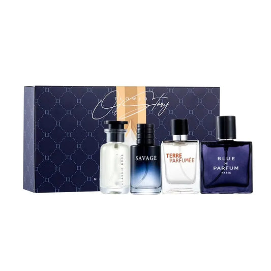 Luxury Brand Perfume Men Cologne Parfums Homme Gift Box 4Pcs Set 100ml Perfumes Masculinos Natural Floral Fruity Scent SprayLuxu
