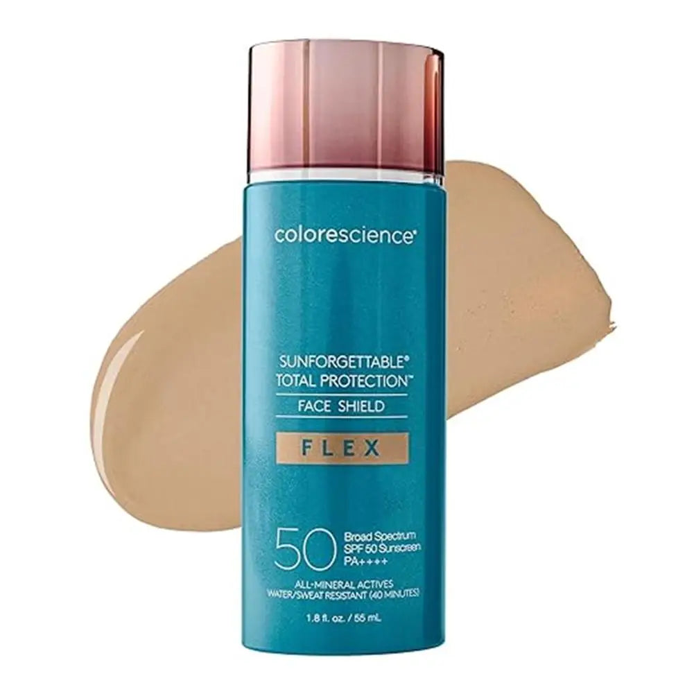 SPF 50 Tinted Moisturizer Self Tanning Lotion 55ml Natural Sun Kissed Glow Even Skin Tone Lightweight Non Irritating